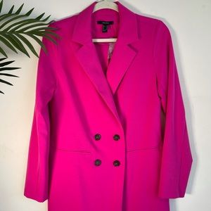 FOREVER21 oversized double breasted blazer.
